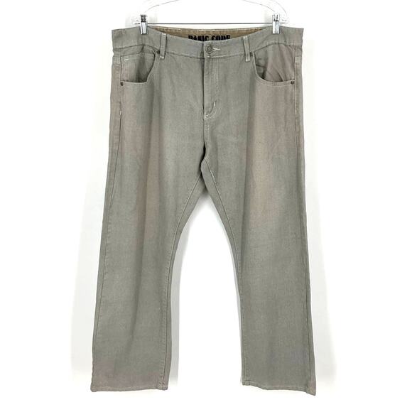 Basic Code Men’s Jeans Grey Size 42x32 - Picture 1 of 9